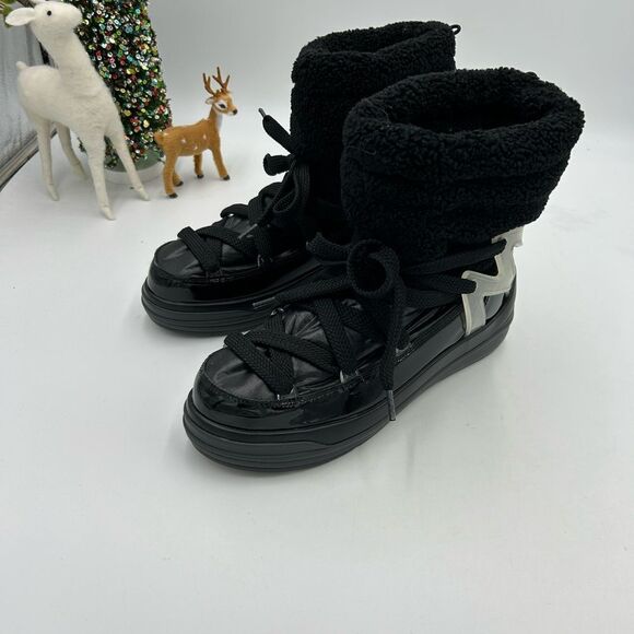 Women’s Moncler fleece  lined snow boots  size 10 - Picture 10 of 10